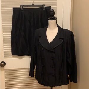Dani Max 2 piece Jacket and Skirt in Black